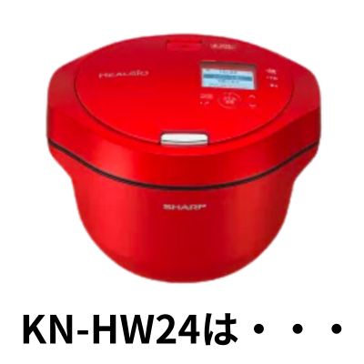 ホットクック２４型の画像に「KW-HW24は・・・」という文字を合わせ画像